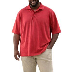Ping Collection Size XL Polo Shirt Red Casual Golf Durable Cotton Blend